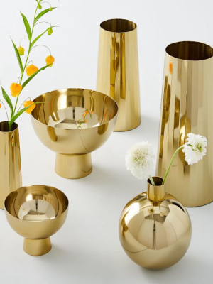 Foundations Metal Vases - Brass