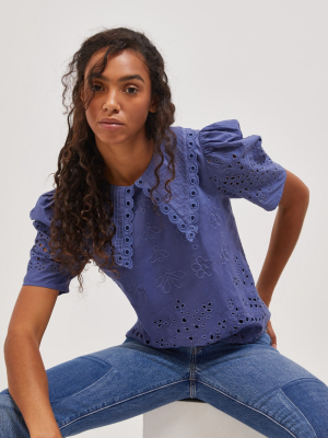 Tia Eyelet Blouse