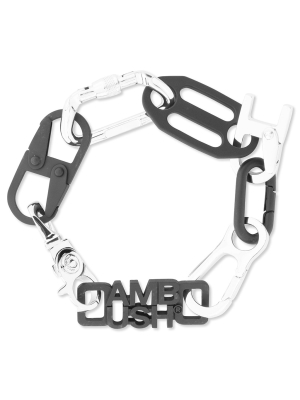 Ambush New Multi Carabiner Bracelet - Silver/black