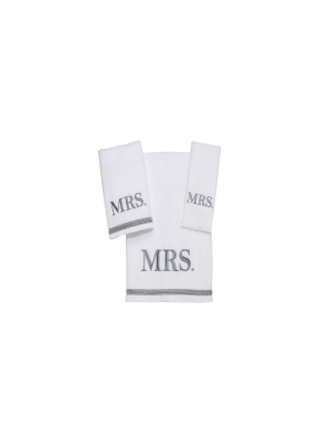 Mrs. 3 Pc Towel Set