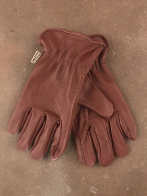 Classic Work Gloves: Cognac