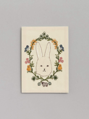 Garland Bunny Card