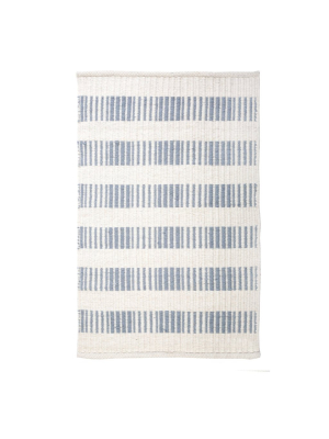 Brooke Handwoven Rug In Nordic Blue In Multiple Sizes