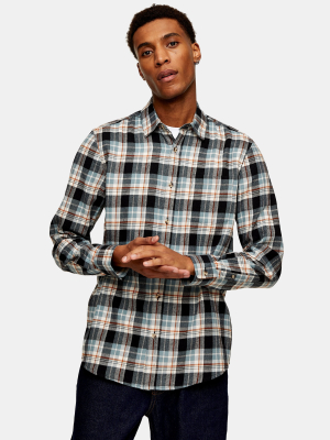 Blue Check Slim Shirt