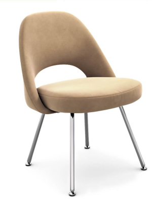 Saarinen Executive Side Chair - Steel Legs