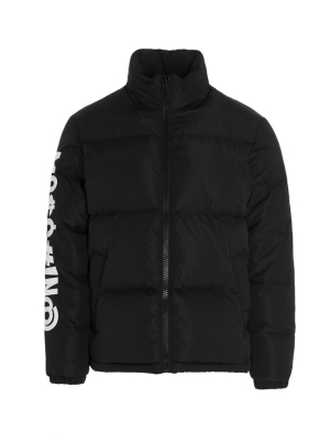 Moschino Symbols Logo Embroidered Padded Jacket