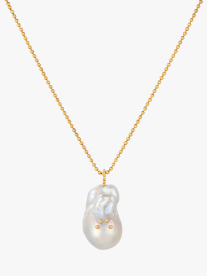 Xl Freshwater Pearl Pendant Necklace