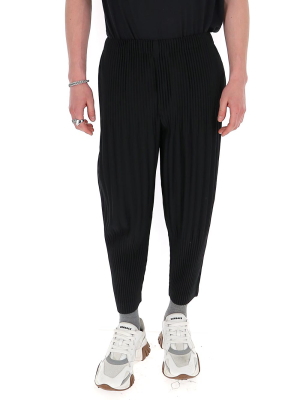 Homme Plissé Issey Miyake Pleated Tapered Trousers