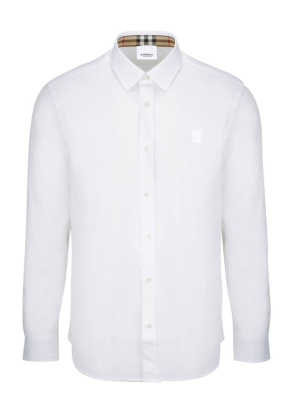 Burberry Monogram Logo Slim-fit Shirt