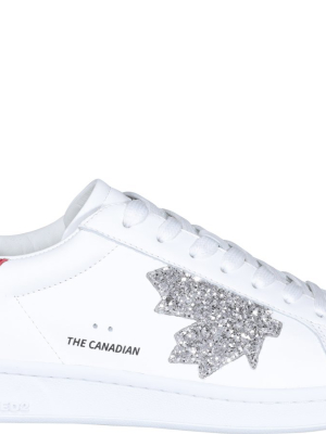 Dsquared2 Glittered Logo Sneakers