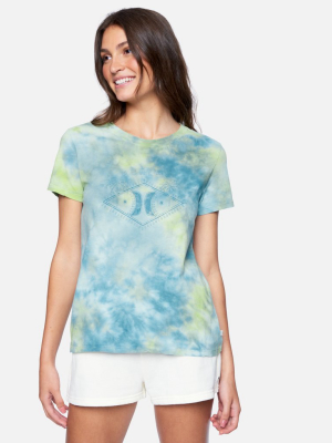 Honey Dew Tie Dye Classic Crew Tee