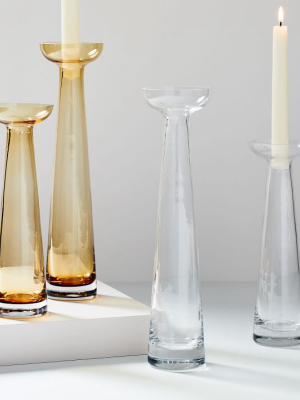 Foundations Glass Candleholders