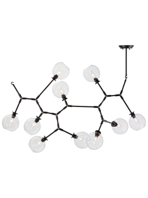 Nuevo Atom 10 Pendant Lighting - Clear