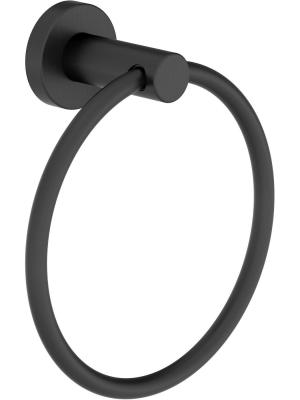 Symmons 353tr Dia 6" Wall Mounted Towel Ring - Matte Black