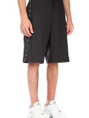 Valentino Vltn Piping Bermuda Shorts