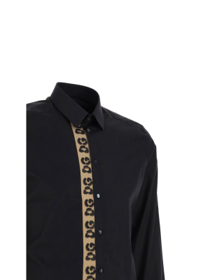 Dolce & Gabbana Dg Patch Martini-fit Shirt