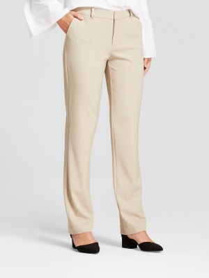 Women's Straight Leg Bi-stretch Twill Pants - A New Day™