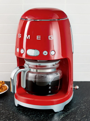 Smeg Red Drip Coffeemaker