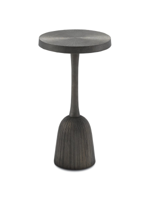 Tulee Accent Table In Antique Black