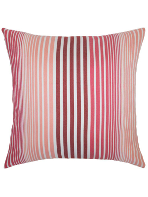 Square Feathers Home Outdoor Multi Pillow - Berry