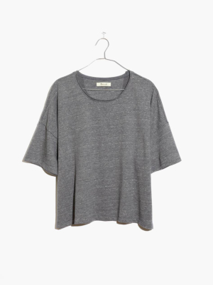 Marled Sweatshirt Tee