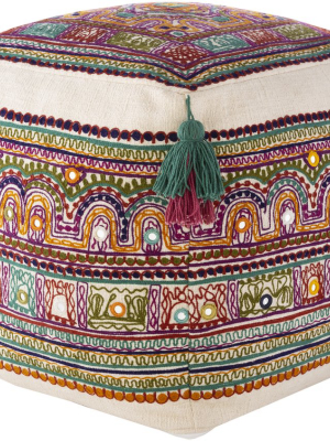 Ridhi Woven Pouf