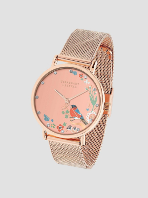 Birdy Bullfinch Watch In Rosegold