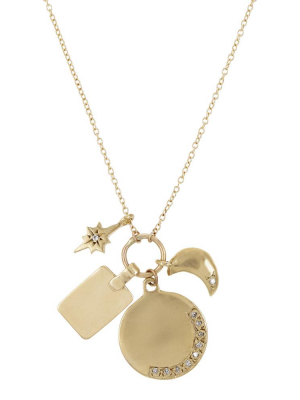 Classic Charms Necklace In Gold
