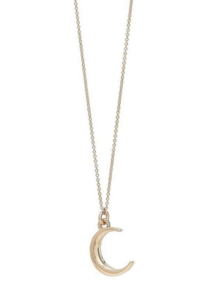 Talon Nyc <br> 14kt Gold-plated Crescent Moon Necklace