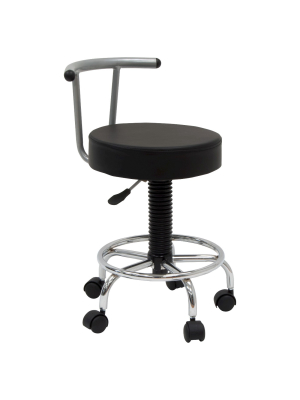 Futura Stool - Silver/black