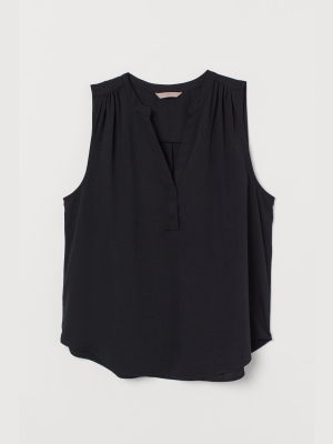 H&m+ V-neck Blouse