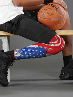 Watercolor Usa Flag Leg Sleeve