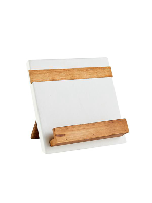 Cookbook Holder In White