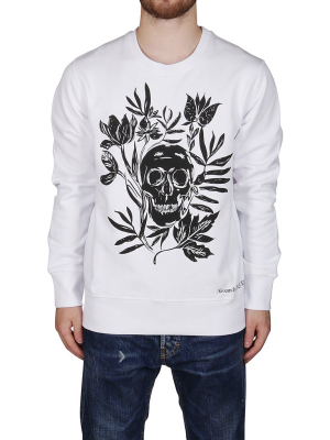 Alexander Mcqueen Skull Print Sweatshirt