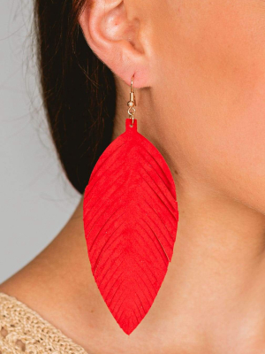 Whitney Leather Earrings