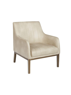 Wolfe Lounge Chair - Bravo Cream