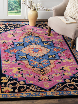 Lombardy Floral Tufted Accent Rug - Safavieh