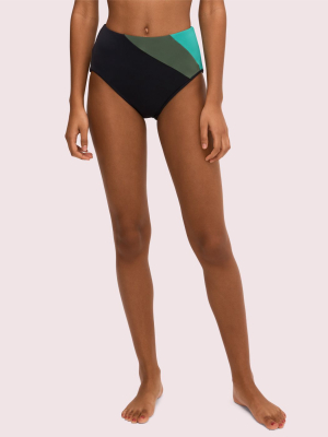 Colorblock Reversible Bikini Bottom