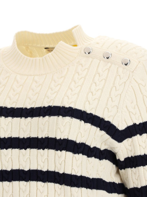 Moncler 1952 Ribbed Crewneck Sweater