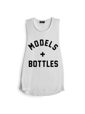 Models + Bottles [muscle Tank]