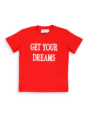 Alberta Ferretti Kids Slogan Print Crewneck T-shirt