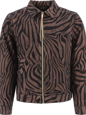 Aries Printed Zipped Jacket