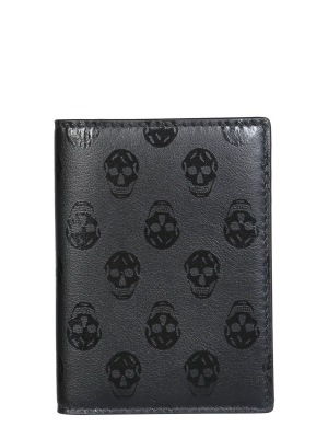 Alexander Mcqueen Skull Printed Bifold Wallet