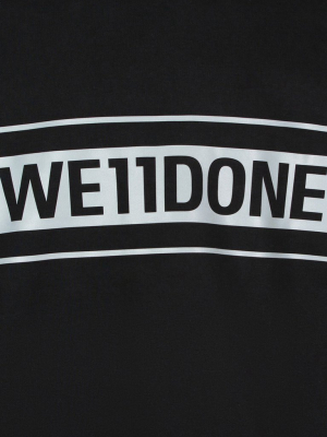 We11done Logo Printed Oversized Sweatshirt