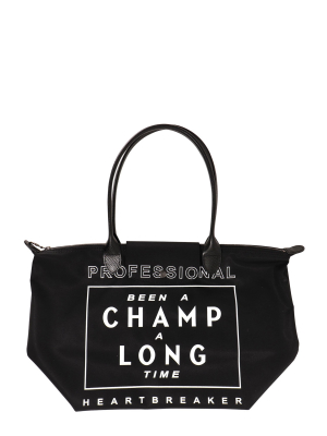 Longchamp X Eu Graphic Print Shoulder Bag