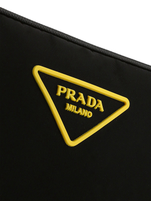 Prada Logo Plaque Belt Bag