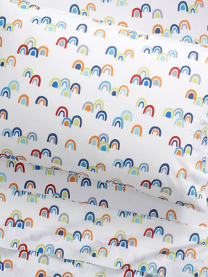 Organic Rainbow Pillowcases