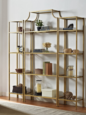 80.5" 67" Aimee Etagere Set - Crosley