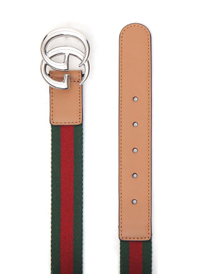 Gucci Kids Gg Web Belt