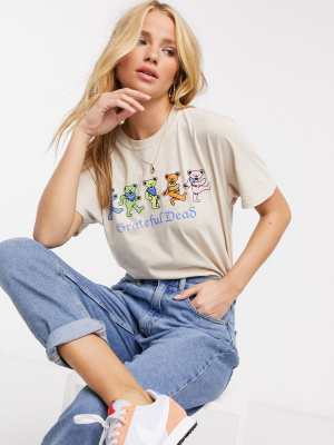 Daisy Street Relaxed T-shirt With Grateful Dead Print